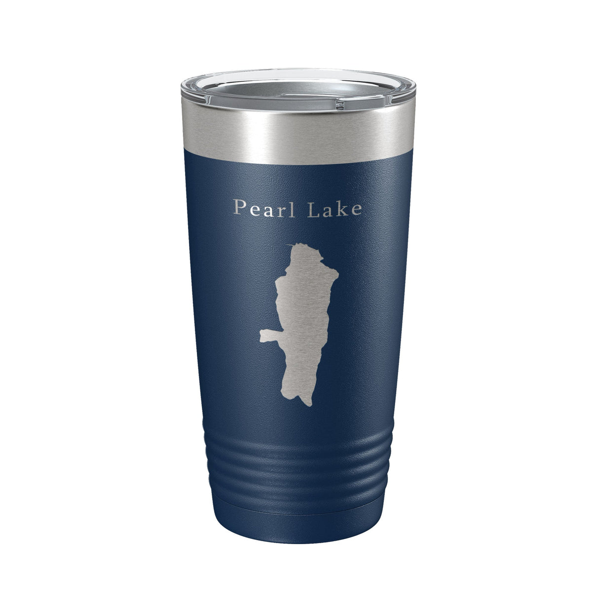 Pearl Lake Map Tumbler Travel Mug Insulated Laser Engraved Coffee Cup Colorado 20 oz
