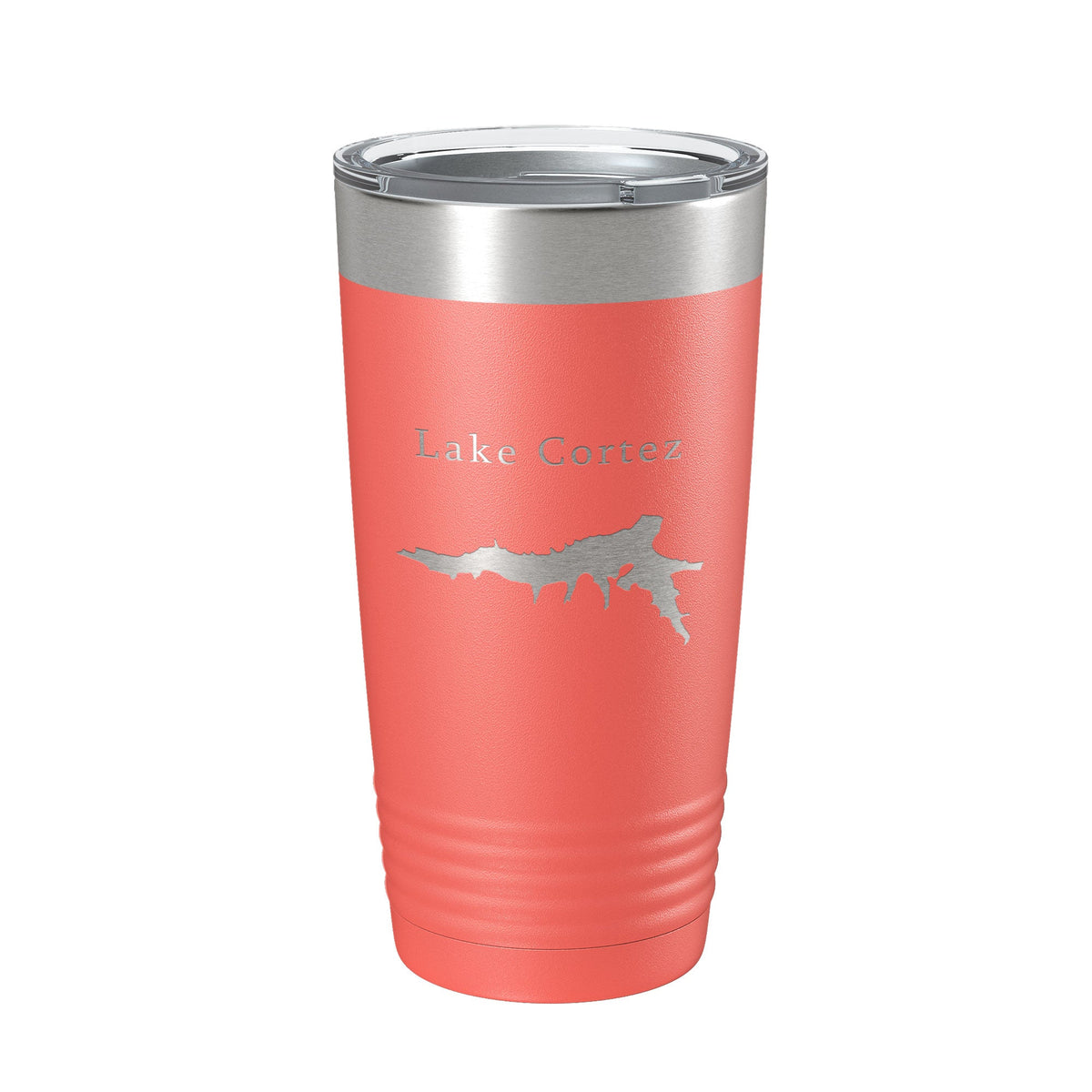 Lake Cortez Map Tumbler Travel Mug Insulated Laser Engraved Coffee Cup Hot Springs Village Arkansas 20 oz
