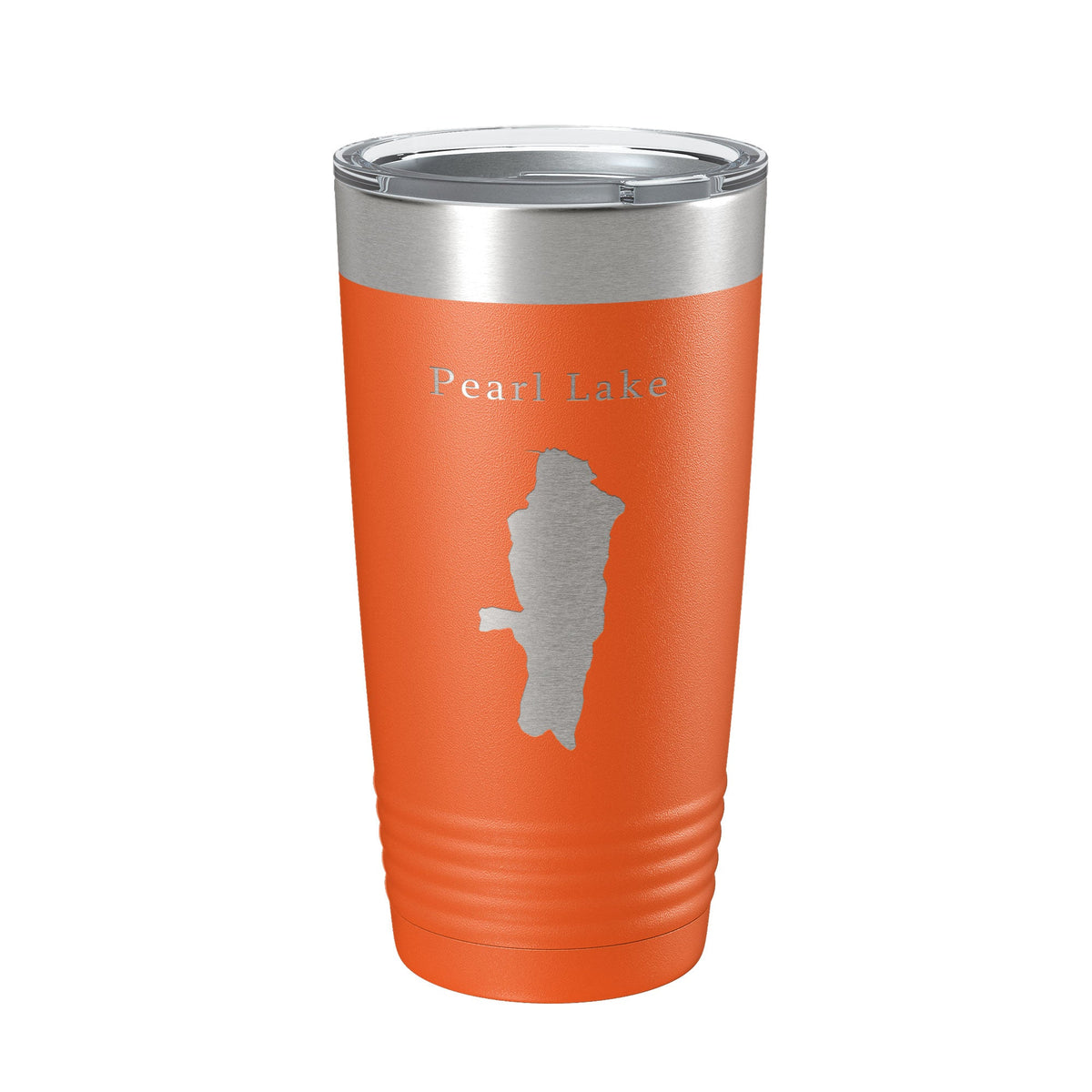 Pearl Lake Map Tumbler Travel Mug Insulated Laser Engraved Coffee Cup Colorado 20 oz