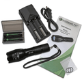 EcoGear FX TK120 Professional LED Flashlight Kit with Batteries and Charger