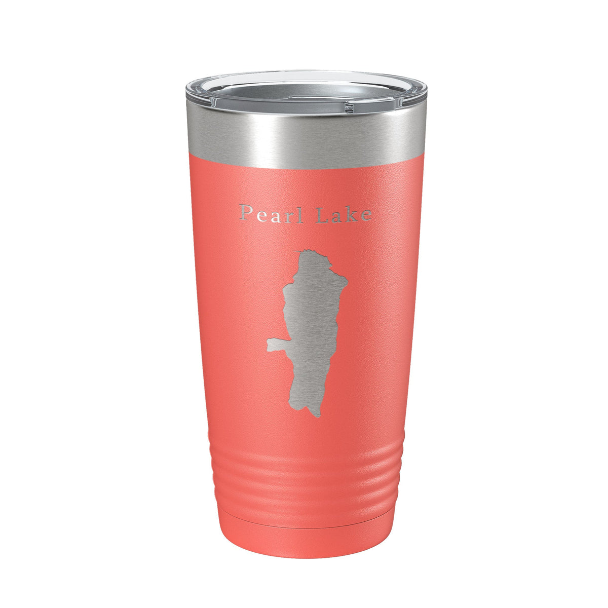 Pearl Lake Map Tumbler Travel Mug Insulated Laser Engraved Coffee Cup Colorado 20 oz