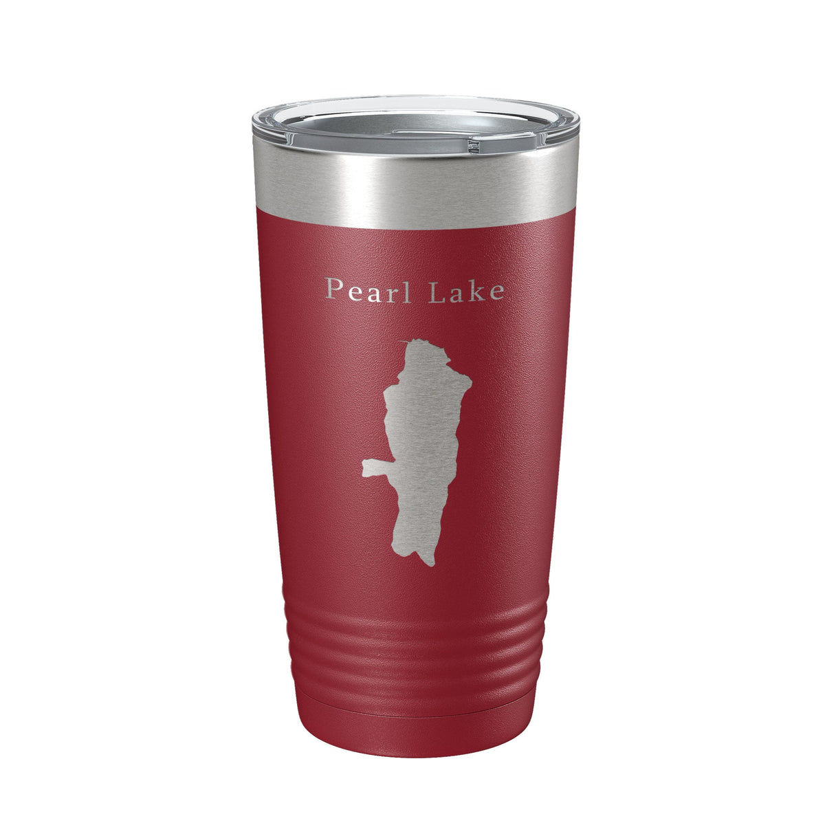 Pearl Lake Map Tumbler Travel Mug Insulated Laser Engraved Coffee Cup Colorado 20 oz