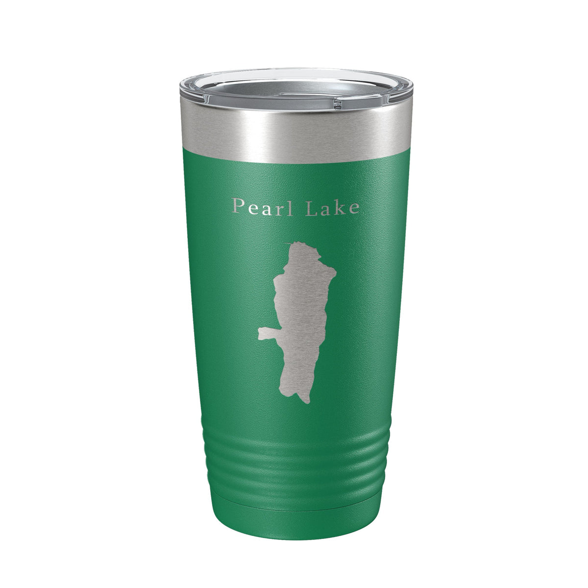 Pearl Lake Map Tumbler Travel Mug Insulated Laser Engraved Coffee Cup Colorado 20 oz