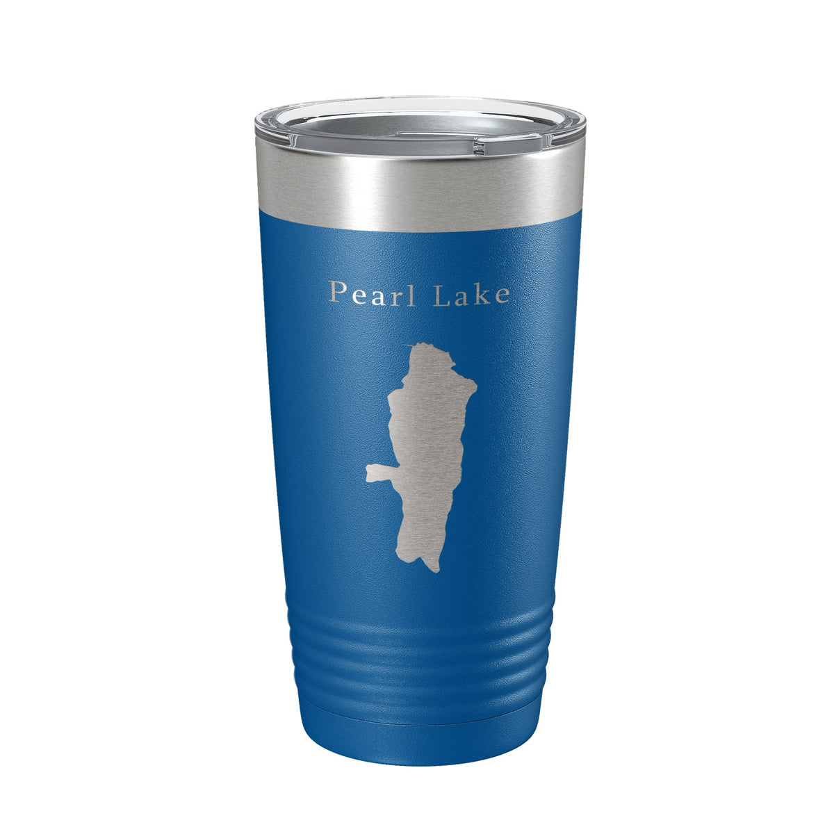 Pearl Lake Map Tumbler Travel Mug Insulated Laser Engraved Coffee Cup Colorado 20 oz