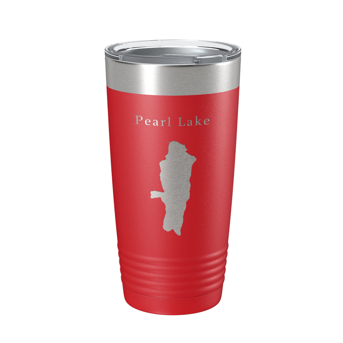 Pearl Lake Map Tumbler Travel Mug Insulated Laser Engraved Coffee Cup Colorado 20 oz