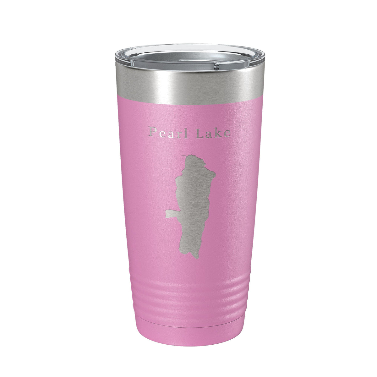 Pearl Lake Map Tumbler Travel Mug Insulated Laser Engraved Coffee Cup Colorado 20 oz