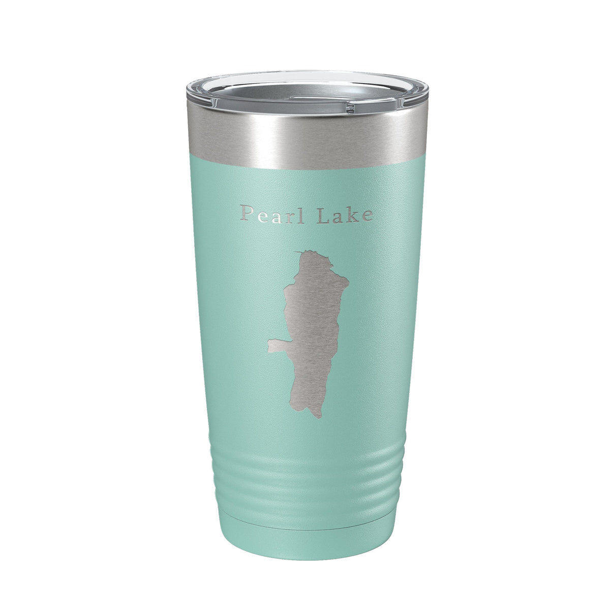 Pearl Lake Map Tumbler Travel Mug Insulated Laser Engraved Coffee Cup Colorado 20 oz