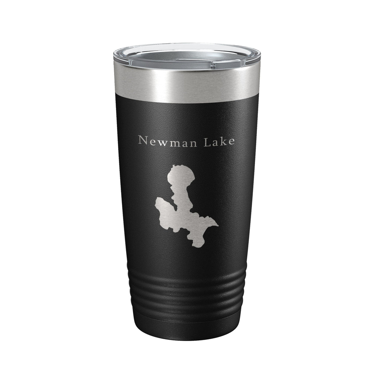 Newman Lake Map Tumbler Travel Mug Insulated Laser Engraved Coffee Cup Washington 20 oz