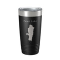 Pearl Lake Map Tumbler Travel Mug Insulated Laser Engraved Coffee Cup Colorado 20 oz