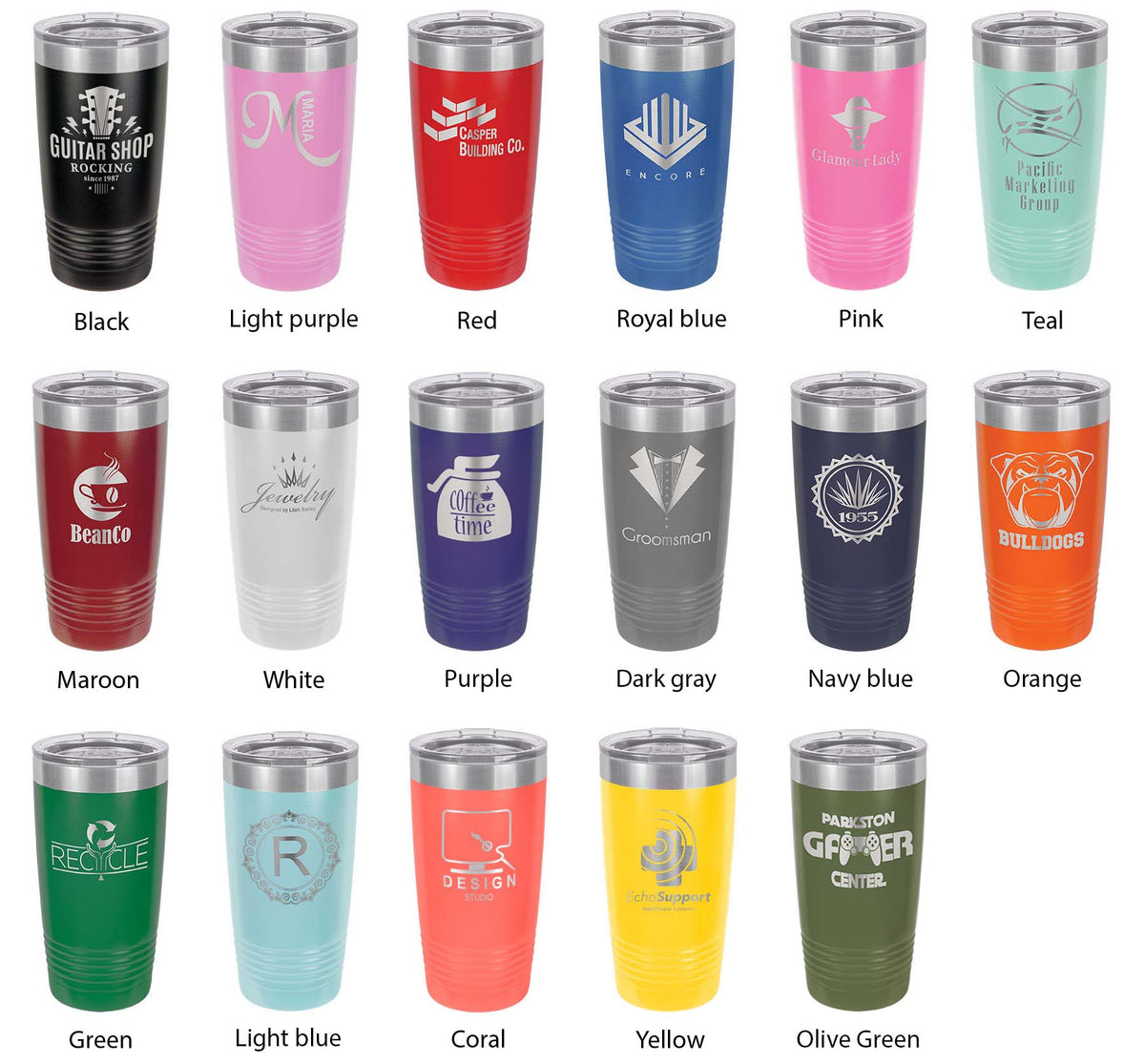 South Carolina Tumbler Home State Travel Mug Insulated Laser Engraved Map Coffee Cup 20 oz